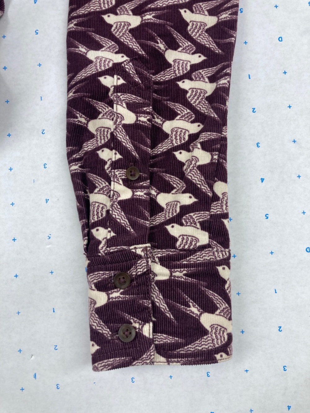 NWT Boden micro-corduroy women’s shirt size 6 swallow design - Picture 10 of 10
